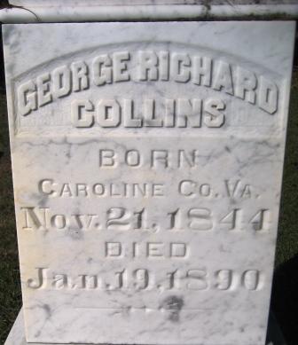 George Richard Collins, Inscription